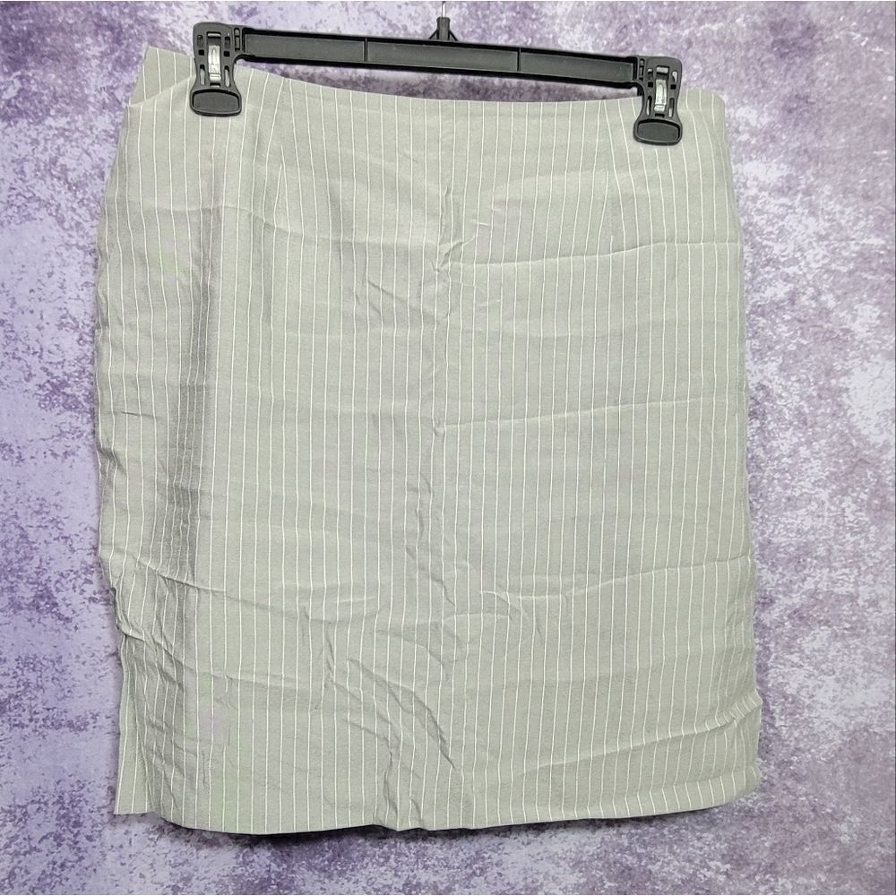 Gray Midi Skirt